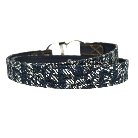 Christian Dior Trotter Belt Navy main image 9